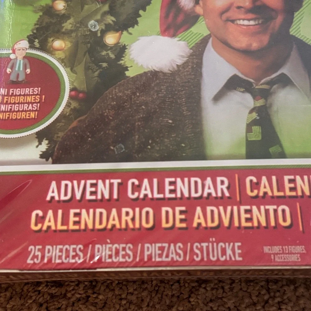 Holiday National Christmas Vacation Advent Calendar with Festive Decor
